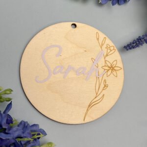 Hochzeitsanhänger aus Holz
