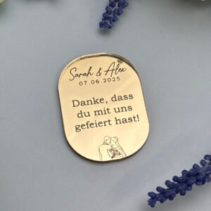 Gastgeschenk Magnet - Danke