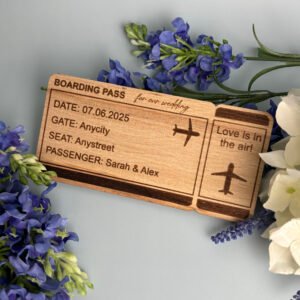 Einladung Flugticket