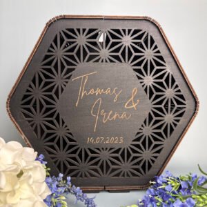 Kartenbox Hexagon
