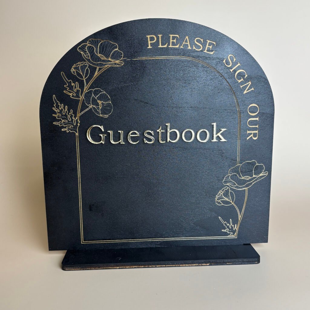 Gästebuch Schild