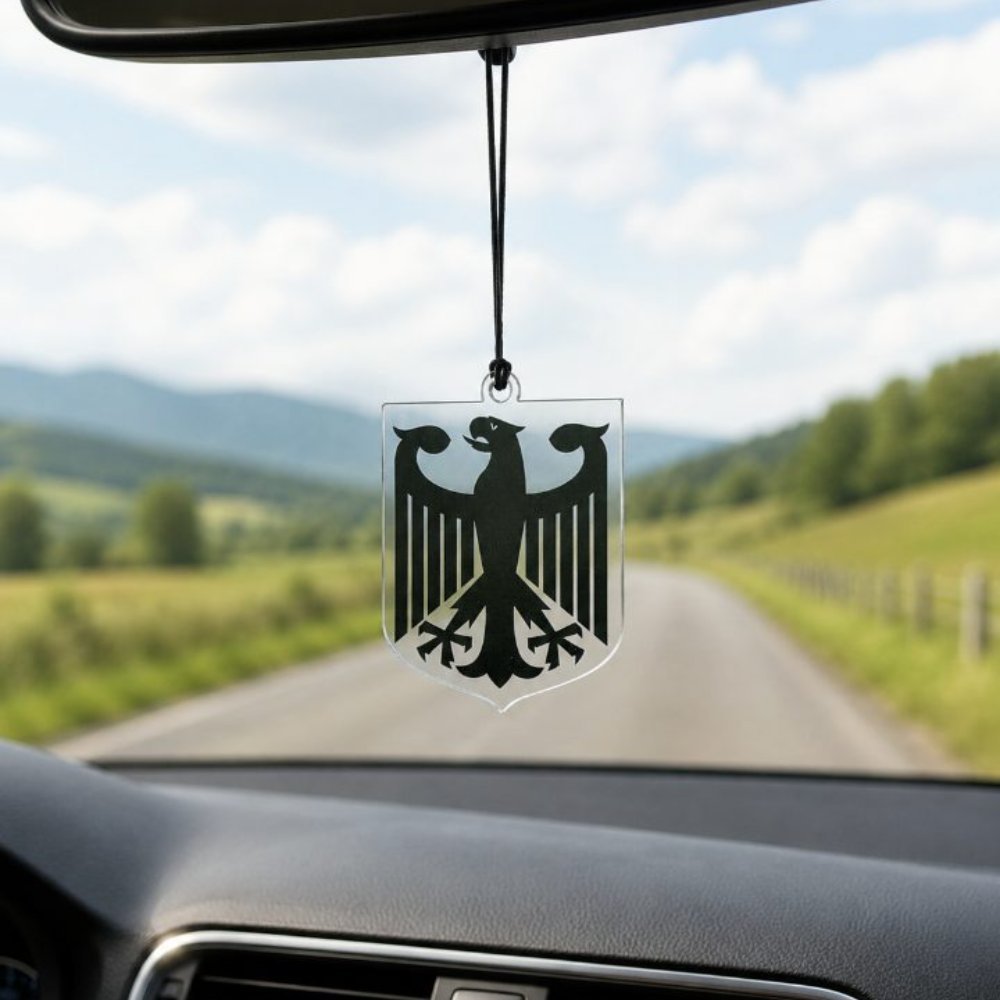 Innenspiegelanhänger Deutschland Transparent