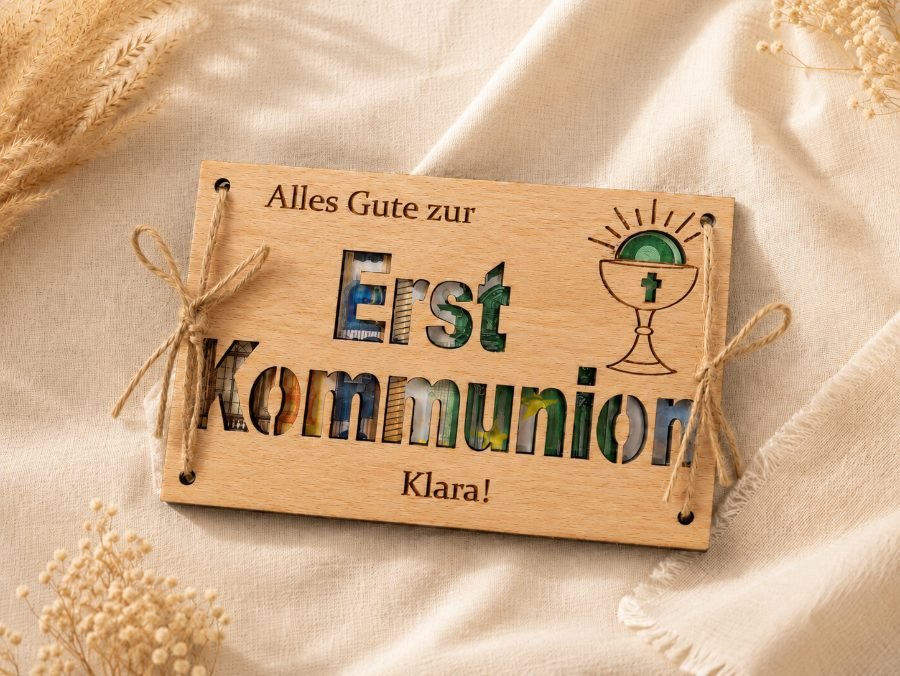 Geldgeschenk Erstkommunion Personalisierbar