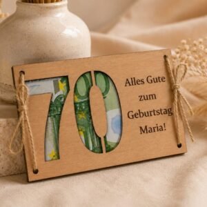 Geldgeschenk Geburtstag Personalisierbar