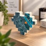 Baustein Herz mit Karte Klemmbausteine – Bild 8